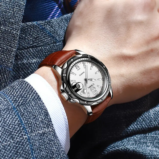 2025 Newest Men'S Business Fashion Watch - Waterproof, Calendar, Luminescent