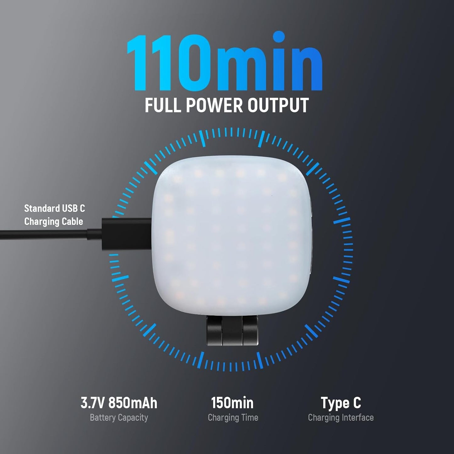 Magnetic Selfie Light With Mirror™