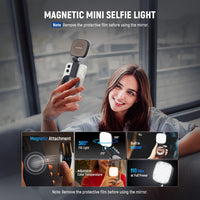 Magnetic Selfie Light With Mirror™